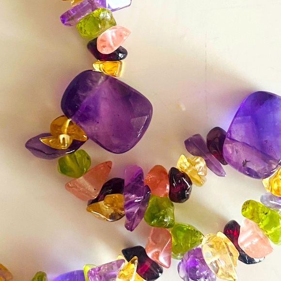 Amethyst necklace - Picture 5 of 6